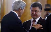 Керри по телефону заверил Порошенко в поддержке позиции Украины со стороны США